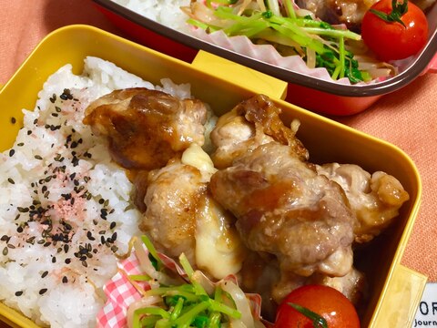 お弁当！お子様に✨しっかり味の豚こまチーズボール✨